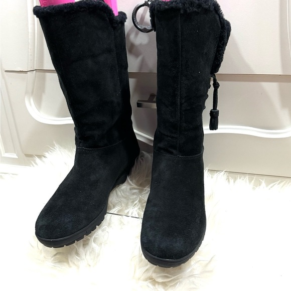 Ralph Lauren Tadina Suede Leather Boots - Picture 2 of 8